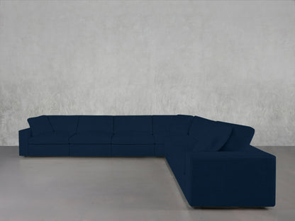 6-Seat Modular Corner Right Sectional