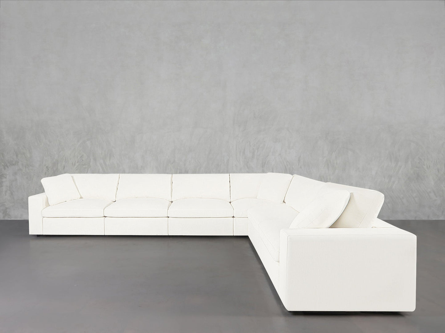 6-Seat Modular Corner Right Sectional