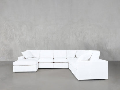 7 - Seat Modular Chaise Corner Right Sectional - AZ Discount Furniture & Mattress