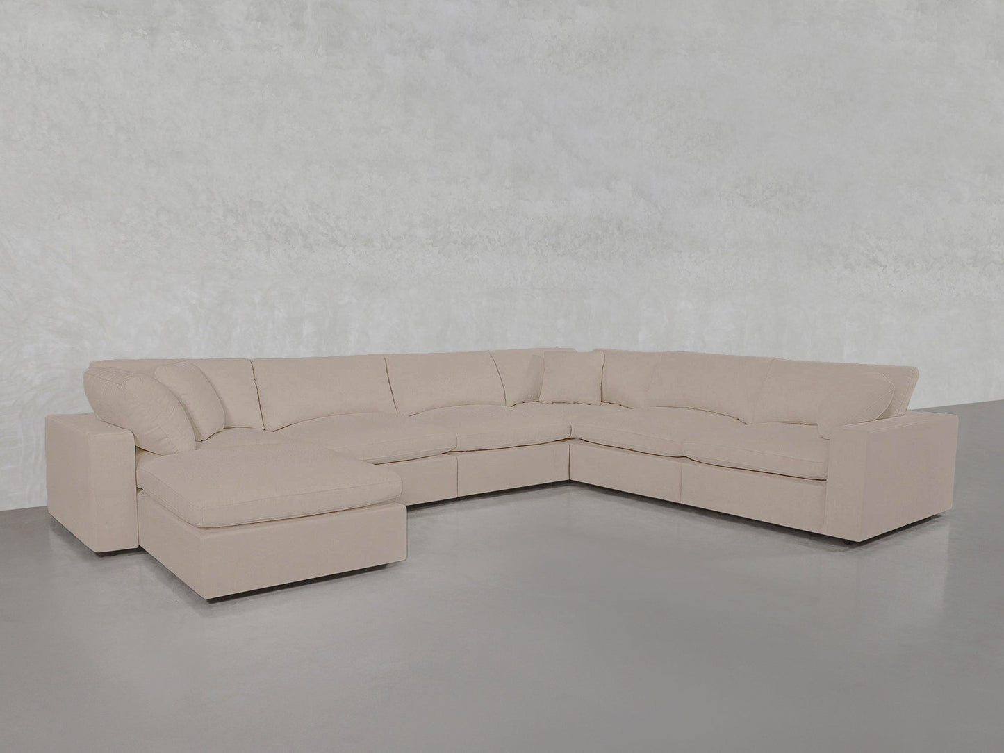 7 - Seat Modular Chaise Corner Right Sectional - AZ Discount Furniture & Mattress