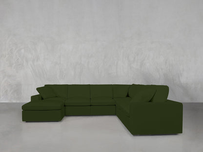 7 - Seat Modular Chaise Corner Right Sectional - AZ Discount Furniture & Mattress