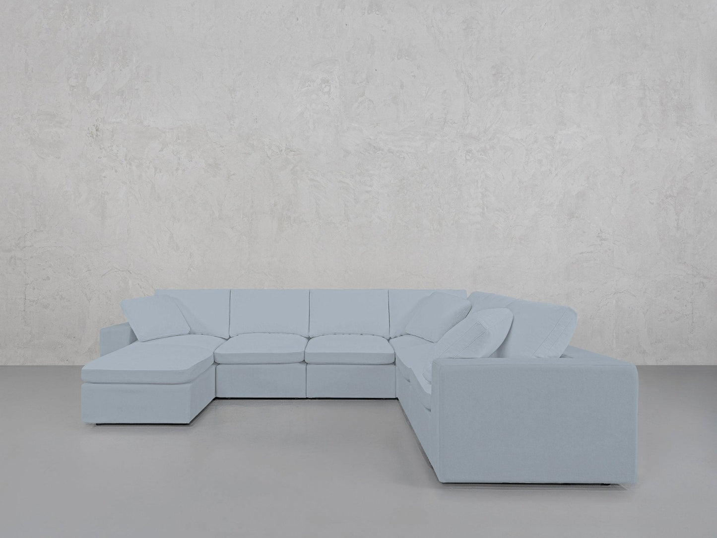 7 - Seat Modular Chaise Corner Right Sectional - AZ Discount Furniture & Mattress