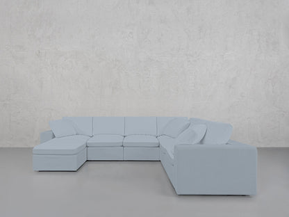 7 - Seat Modular Chaise Corner Right Sectional - AZ Discount Furniture & Mattress