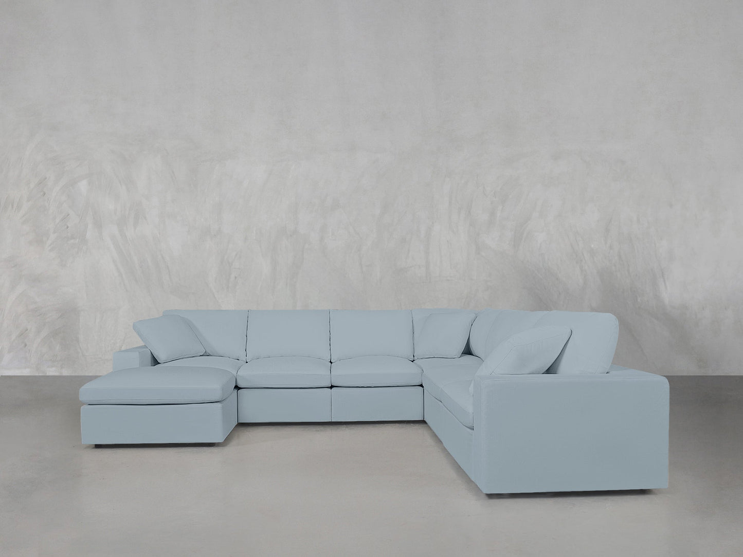 7 - Seat Modular Chaise Corner Right Sectional - AZ Discount Furniture & Mattress