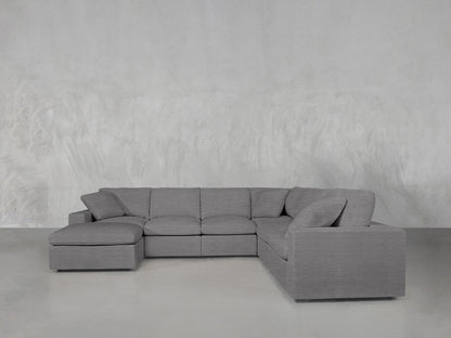 7 - Seat Modular Chaise Corner Right Sectional - AZ Discount Furniture & Mattress