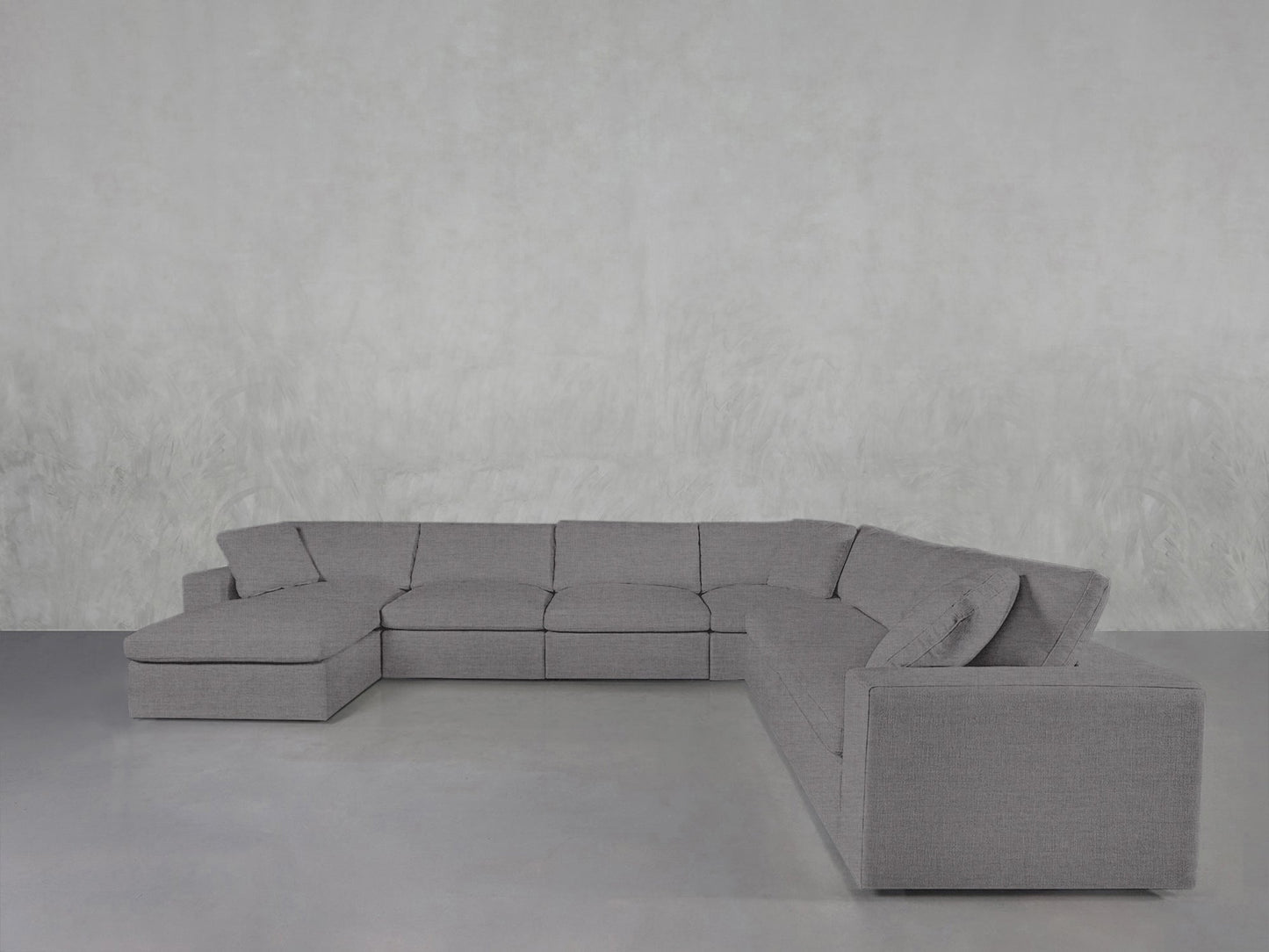 7-Seat Modular Chaise Corner Right Sectional