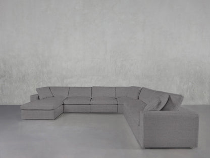 7-Seat Modular Chaise Corner Right Sectional